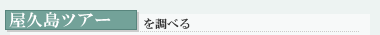 屋久島ツアーを調べる